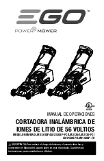 Preview for 117 page of Ego Power+ LM2130 Operator'S Manual