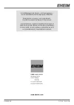 Preview for 112 page of EHEIM 5205 Operating Manual