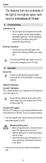 Preview for 13 page of EHEIM fresh daylight Operating Manual