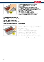 Preview for 26 page of EHEIM Professionel 3 2180 Operating Instructions Manual