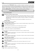 Preview for 54 page of EHEIM reeflex UV 350 Operating Instructions Manual