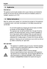 Preview for 13 page of EHEIM skim marine 100 Operating Instructions Manual