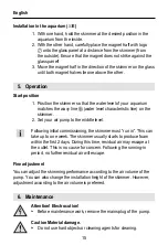 Preview for 15 page of EHEIM skim marine 100 Operating Instructions Manual