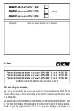 Preview for 44 page of EHEIM streamON 1800 Operating Instructions Manual