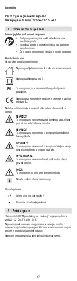 Preview for 67 page of EHEIM thermocontrol e 100 Operating Instructions Manual