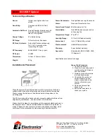 Preview for 2 page of Ei Electronics Ei3105RF Optical Product Manual