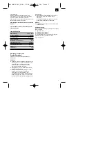 Preview for 5 page of EINHELL Bavaria 44.305.30 Operating Instructions Manual