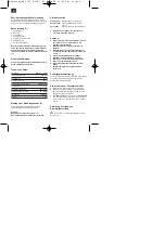 Preview for 4 page of EINHELL Bavaria 44.621.20 Operating Instructions Manual