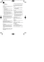 Preview for 32 page of EINHELL ERGO TOOLS 44.305.41 Original Operating Instructions