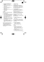 Preview for 47 page of EINHELL ERGO TOOLS 44.305.41 Original Operating Instructions