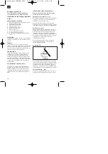 Preview for 10 page of EINHELL ERGOTOOL 44.721.10 Operating Instructions Manual