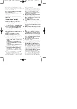 Preview for 15 page of EINHELL 01045 Operating Instructions Manual