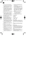 Preview for 16 page of EINHELL 01045 Operating Instructions Manual