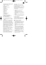 Preview for 17 page of EINHELL 01065 Operating Instructions Manual