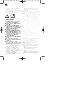 Preview for 36 page of EINHELL 10.915.00 Directions For Use Manual