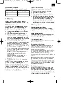 Preview for 39 page of EINHELL 34.017.40 Operating Instructions Manual