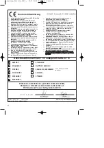 Preview for 34 page of EINHELL 34.111.01 Directions For Use Manual