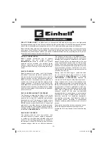 Preview for 35 page of EINHELL 3411325 Original Operating Instructions