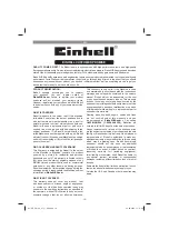 Preview for 19 page of EINHELL 3413196 Original Operating Instructions