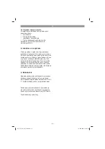 Preview for 51 page of EINHELL 41.390.40 Operating Instructions Manual