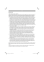 Preview for 60 page of EINHELL 41.390.40 Operating Instructions Manual