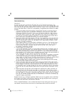 Preview for 95 page of EINHELL 41.390.40 Operating Instructions Manual