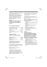 Preview for 105 page of EINHELL 41.390.40 Operating Instructions Manual