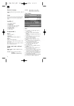 Preview for 12 page of EINHELL 42.589.98 Operating Instructions Manual