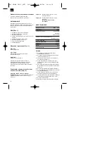 Preview for 14 page of EINHELL 42.589.98 Operating Instructions Manual