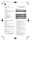 Preview for 22 page of EINHELL 42.589.98 Operating Instructions Manual