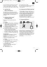 Preview for 11 page of EINHELL 43.001.19 Operating Instructions Manual