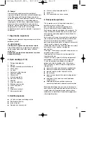 Preview for 33 page of EINHELL 43.002.86 Operating Instructions Manual