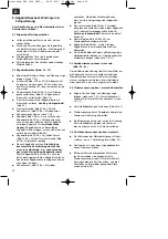 Preview for 22 page of EINHELL 43.072.00 Operating Instructions Manual