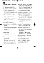 Preview for 62 page of EINHELL 43.072.00 Operating Instructions Manual