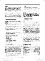 Preview for 47 page of EINHELL 44.606.20 Operating Instructions Manual