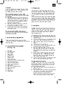 Preview for 17 page of EINHELL 45.002.10 Operating Instruction