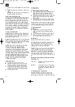 Preview for 18 page of EINHELL 45.002.10 Operating Instruction