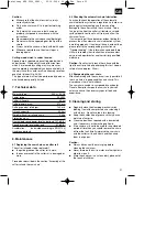 Preview for 21 page of EINHELL 45.002.10 Operating Instruction