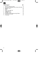 Preview for 32 page of EINHELL 45.002.10 Operating Instruction