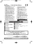 Preview for 88 page of EINHELL 45.002.10 Operating Instruction