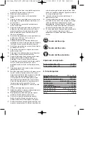 Preview for 41 page of EINHELL 45.031.24 Operating Instructions Manual