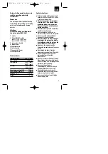 Preview for 7 page of EINHELL 45.201.50 Operating Instructions Manual