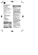 Preview for 13 page of EINHELL 45.201.50 Operating Instructions Manual