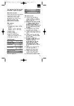 Preview for 31 page of EINHELL 45.201.50 Operating Instructions Manual