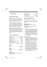 Preview for 47 page of EINHELL 4501714 Original Operating Instructions