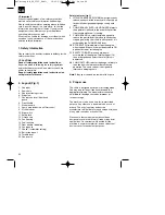 Preview for 20 page of EINHELL BG-PC 3735 Operating Instructions Manual