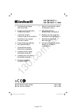 Preview for 2 page of EINHELL GE-CM 36/37 Li Original Operating Instructions