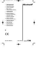 Preview for 1 page of EINHELL RG-EM 1742 Operating Instructions Manual