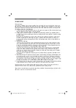 Preview for 61 page of EINHELL TC-MX 1100 E Original Operating Instructions