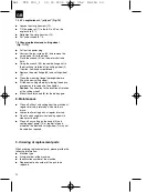 Preview for 10 page of EINHELL TPR 200/1 Operating Instructions Manual